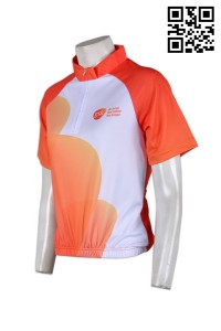 B101訂做女裝單車衫  來樣訂做腳踏車服  半胸拉鏈 訂購賽車服中心  自行車服供應商HK